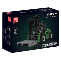 MouldKing 20050 Military Forklifts Xếp hình lắp ráp ghép mô hình xe nâng quân sự