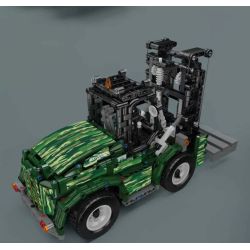 MouldKing 20050 Military Forklifts Xếp hình lắp ráp ghép mô hình xe nâng quân sự