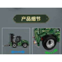 MouldKing 20050 Military Forklifts Xếp hình lắp ráp ghép mô hình xe nâng quân sự
