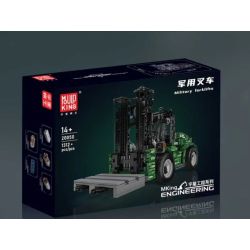 MouldKing 20050 Military Forklifts Xếp hình lắp ráp ghép mô hình xe nâng quân sự