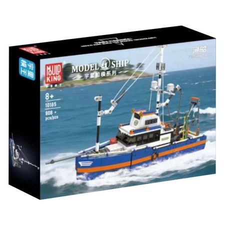 MouldKing 10185 Xếp hình lắp ráp ghép mô hình thuyền đánh cá