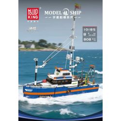 MouldKing 10185 Xếp hình lắp ráp ghép mô hình thuyền đánh cá