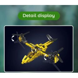 MouldKing 24051 Tiltrotor Aircraft Xếp hình lắp ráp ghép mô hình máy quay nghiêng