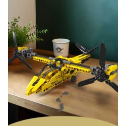 MouldKing 24051 Tiltrotor Aircraft Xếp hình lắp ráp ghép mô hình máy quay nghiêng