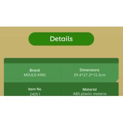 MouldKing 24051 Tiltrotor Aircraft Xếp hình lắp ráp ghép mô hình máy quay nghiêng