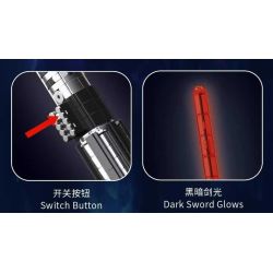 MouldKing 10237 Xếp hình lắp ráp ghép mô hình Thanh kiếm ánh sáng của Vader