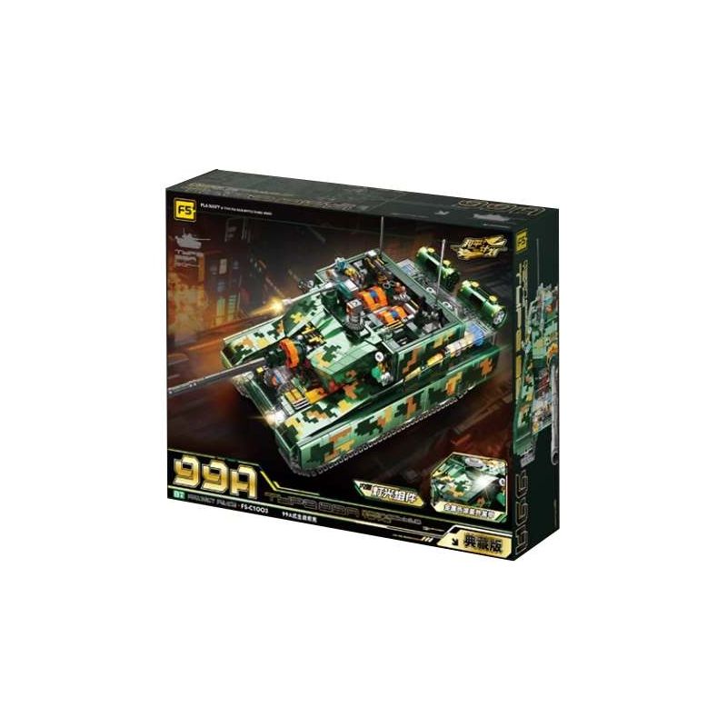 F5 F5-C1003 Xếp hình lắp ráp ghép mô hình Phiên bản sưu tập xe tăng 99A