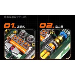 F5 F5-C1003 Xếp hình lắp ráp ghép mô hình Phiên bản sưu tập xe tăng 99A