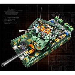 F5 F5-C1003 Xếp hình lắp ráp ghép mô hình Phiên bản sưu tập xe tăng 99A