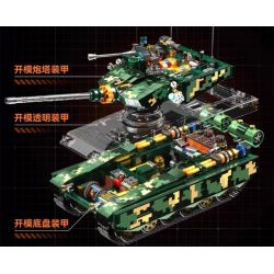 F5 F5-C1003 Xếp hình lắp ráp ghép mô hình Phiên bản sưu tập xe tăng 99A