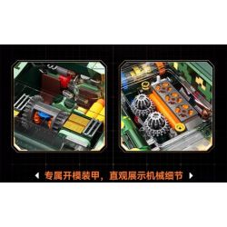 F5 F5-C1003 Xếp hình lắp ráp ghép mô hình Phiên bản sưu tập xe tăng 99A