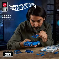 Mattel Brick Shop JGR28 Audi Avant RS2 Xếp hình lắp ráp ghép mô hình Speed ​​Class Hot Wheels Audi RS2 Avant 1:32
