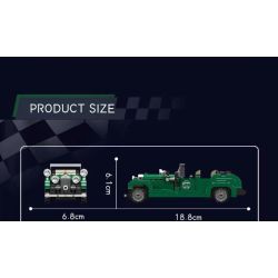 MouldKing 27105 4 Litre Super Luxury Car Xếp hình lắp ráp ghép mô hình Xe cổ điển siêu sang 4 lít