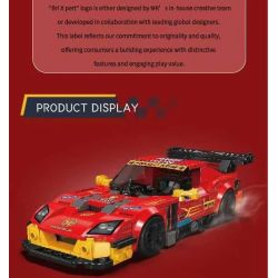 MouldKing 27107 Ferrari 575 GTC Xếp hình lắp ráp ghép mô hình Siêu xe Ferrari 575 GTC