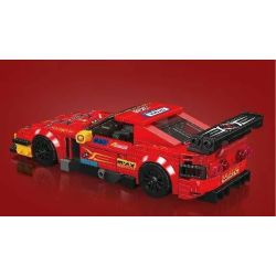 MouldKing 27107 Ferrari 575 GTC Xếp hình lắp ráp ghép mô hình Siêu xe Ferrari 575 GTC