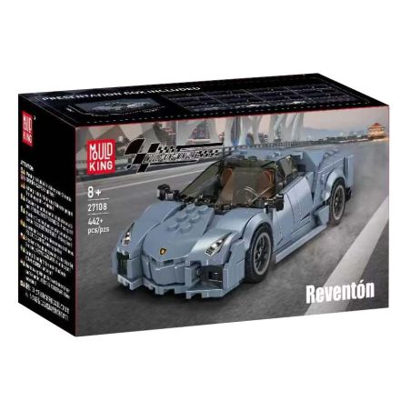 MouldKing 27108 Lamborghini Reventon Xếp hình lắp ráp ghép mô hình siêu xe Lamborghini Reventon
