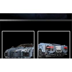 MouldKing 27108 Lamborghini Reventon Xếp hình lắp ráp ghép mô hình siêu xe Lamborghini Reventon