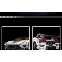 MouldKing 27109 Hennessey Venom F5 Xếp hình lắp ráp ghép mô hình Siêu xe Hennessey Venom F5