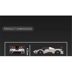 MouldKing 27109 Hennessey Venom F5 Xếp hình lắp ráp ghép mô hình Siêu xe Hennessey Venom F5