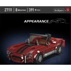 MouldKing 27111 Shelby Cobra Xếp hình lắp ráp ghép mô hình siêu xe rắn hổ mang shelby