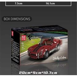MouldKing 27111 Shelby Cobra Xếp hình lắp ráp ghép mô hình siêu xe rắn hổ mang shelby