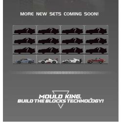 MouldKing 27111 Shelby Cobra Xếp hình lắp ráp ghép mô hình siêu xe rắn hổ mang shelby