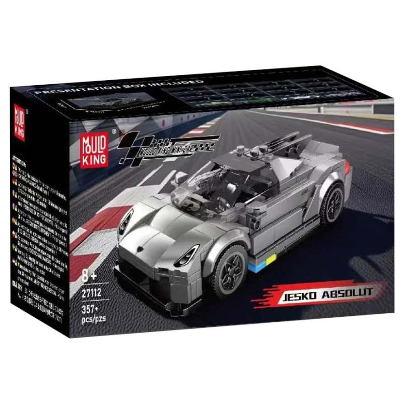 MouldKing 27112 Jesko Xếp hình lắp ráp ghép mô hình Siêu xe Koenigsegg Jesko