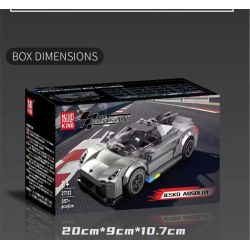 MouldKing 27112 Jesko Xếp hình lắp ráp ghép mô hình Siêu xe Koenigsegg Jesko