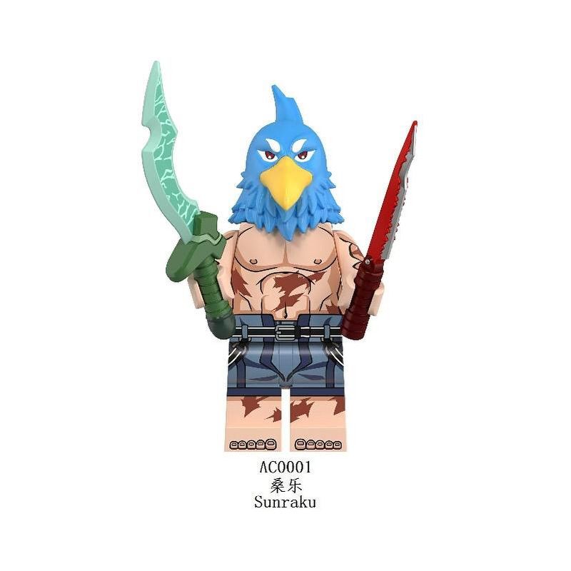 unknown AC0001 Xếp hình lắp ráp ghép mô hình Biên giới Shangri-La ~ Thợ săn phân thách thức trò chơi kiệt tác ~: Sang Le minifigure