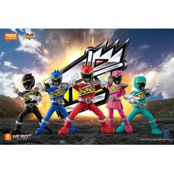 BLOKEES 75502 Xếp hình lắp ráp ghép mô hình Super Sentai Stellaris Edition Phần 2: Sự dũng cảm bùng nổ