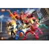 BLOKEES 75502 Xếp hình lắp ráp ghép mô hình Super Sentai Stellaris Edition Phần 2: Sự dũng cảm bùng nổ