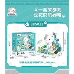 inbrixx 885013 Xếp hình lắp ráp ghép mô hình Một nhóm mèo robot: mèo robot của Douhua
