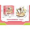 inbrixx 885016 Xếp hình lắp ráp ghép mô hình Một nhóm mèo robot: Mèo robot Pancake