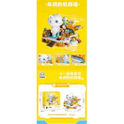 inbrixx 885020 Xếp hình lắp ráp ghép mô hình Một nhóm mèo robot: mèo robot của Nian Gao