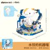 inbrixx 885021 Xếp hình lắp ráp ghép mô hình Một nhóm mèo robot: Mèo robot bánh bao