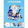 inbrixx 885021 Xếp hình lắp ráp ghép mô hình Một nhóm mèo robot: Mèo robot bánh bao