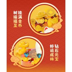 JAKI BK007 Solar Beckoning Cat Xếp hình lắp ráp ghép mô hình Mèo may mắn năng lượng mặt trời 4 loại