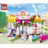 Enlighten 2003 Qman 2003 non  QUÁN CAFE CỦA ABBY bộ đồ chơi xếp lắp ráp ghép mô hình  CHERRY ABBY'S CAFE Các Bạn Gái 277 khối