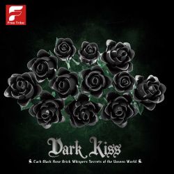 Free Tribe 11019 Dark Kiss Xếp hình lắp ráp ghép mô hình Hoa hồng