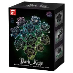 Free Tribe 11019 Dark Kiss Xếp hình lắp ráp ghép mô hình Hoa hồng