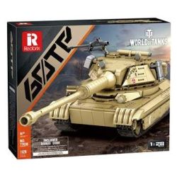 Reobrix 77036 Xếp hình lắp ráp ghép mô hình Thế giới xe tăng: Xe tăng 1:28