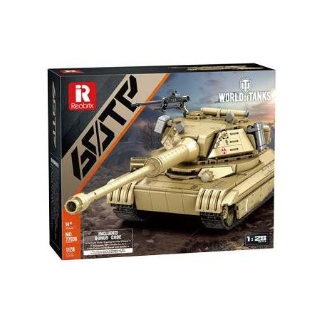 Reobrix 77036 Xếp hình lắp ráp ghép mô hình Thế giới xe tăng: Xe tăng 1:28