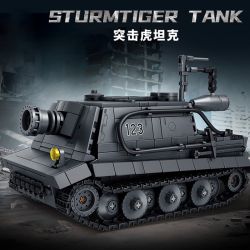 Le Yi 66095 SturmTiger Tiger Xếp hình lắp ráp ghép mô hình xe tăng hổ tấn công