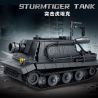 Le Yi 66095 SturmTiger Tiger Xếp hình lắp ráp ghép mô hình xe tăng hổ tấn công