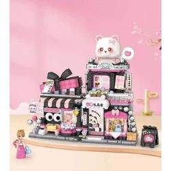 LOZ 1378 Xếp hình lắp ráp ghép mô hình Cửa hàng quà tặng Xinyi