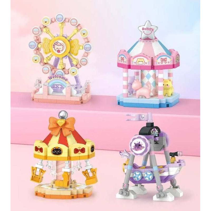 LOZ 8630 Xếp hình lắp ráp ghép mô hình công viên giải trí