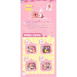 Keeppley K22304 Loopy Xếp hình lắp ráp ghép mô hình Một ngày trong cuộc đời của Ruby đáng yêu: một chú hề làm việc ngoài giờ