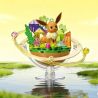 Keeppley K20266 Eevee Xếp hình lắp ráp ghép mô hình Hành tinh của gia đình Pokémon Eevee: Eevee