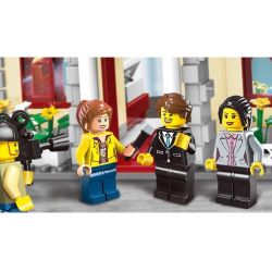 Enlighten 1130 Qman 1130 non  TÒA THỊ CHÍNH bộ đồ chơi xếp lắp ráp ghép mô hình City Thành Phố 742 khối