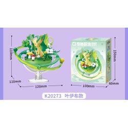 Keeppley K20266 Eevee Xếp hình lắp ráp ghép mô hình Hành tinh của gia đình Pokémon Eevee: Eevee